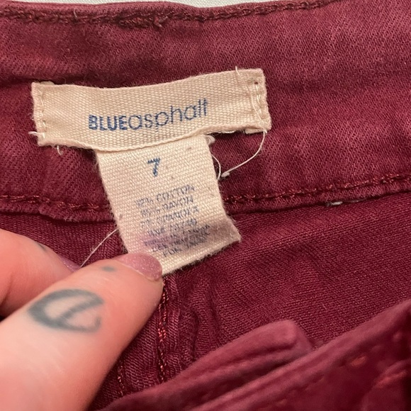 Blue asphalt distressed shorts - Picture 5 of 5